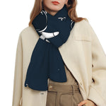 Astronaut Couple In Space Print Scarf
