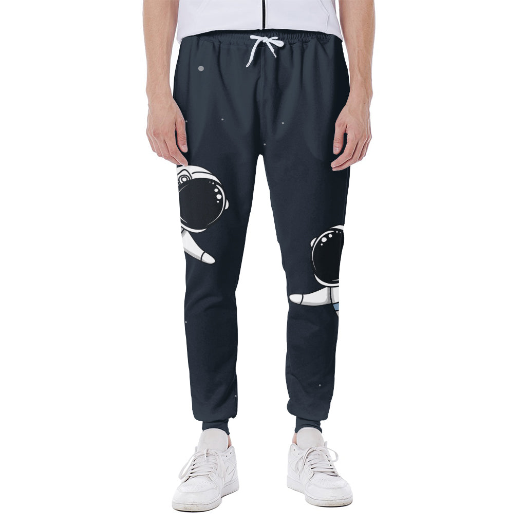 Astronaut Couple In Space Print Scuba Joggers