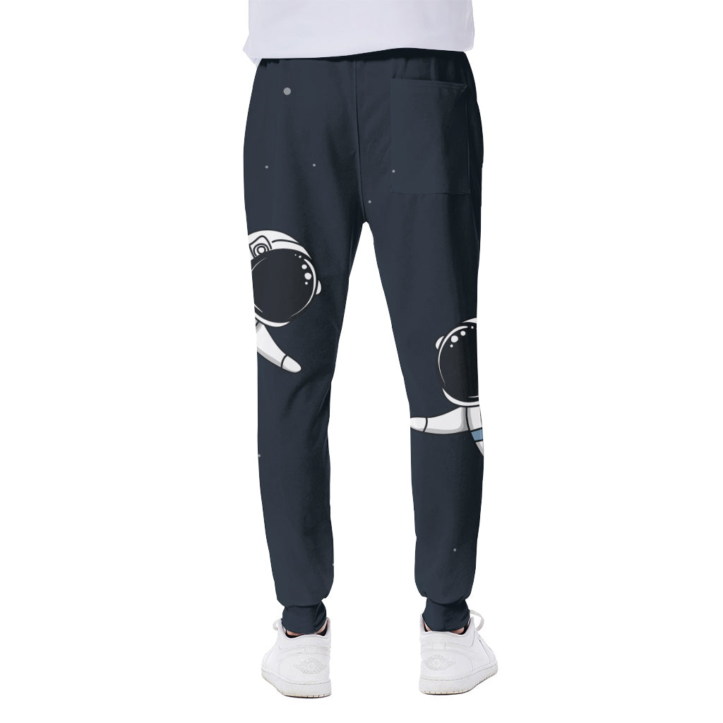 Astronaut Couple In Space Print Scuba Joggers