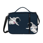 Astronaut Couple In Space Print Shoulder Strap Bible Bag