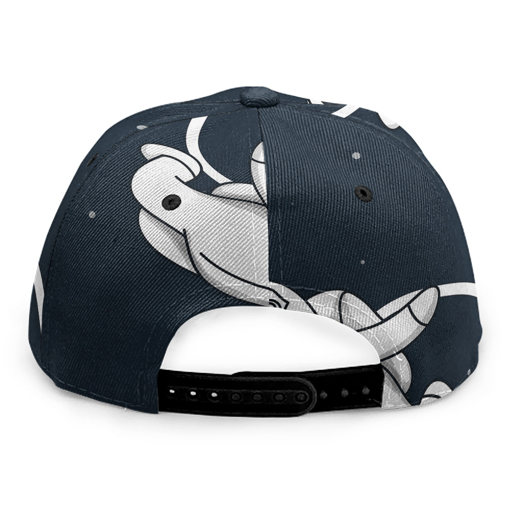 Astronaut Couple In Space Print Snapback Cap