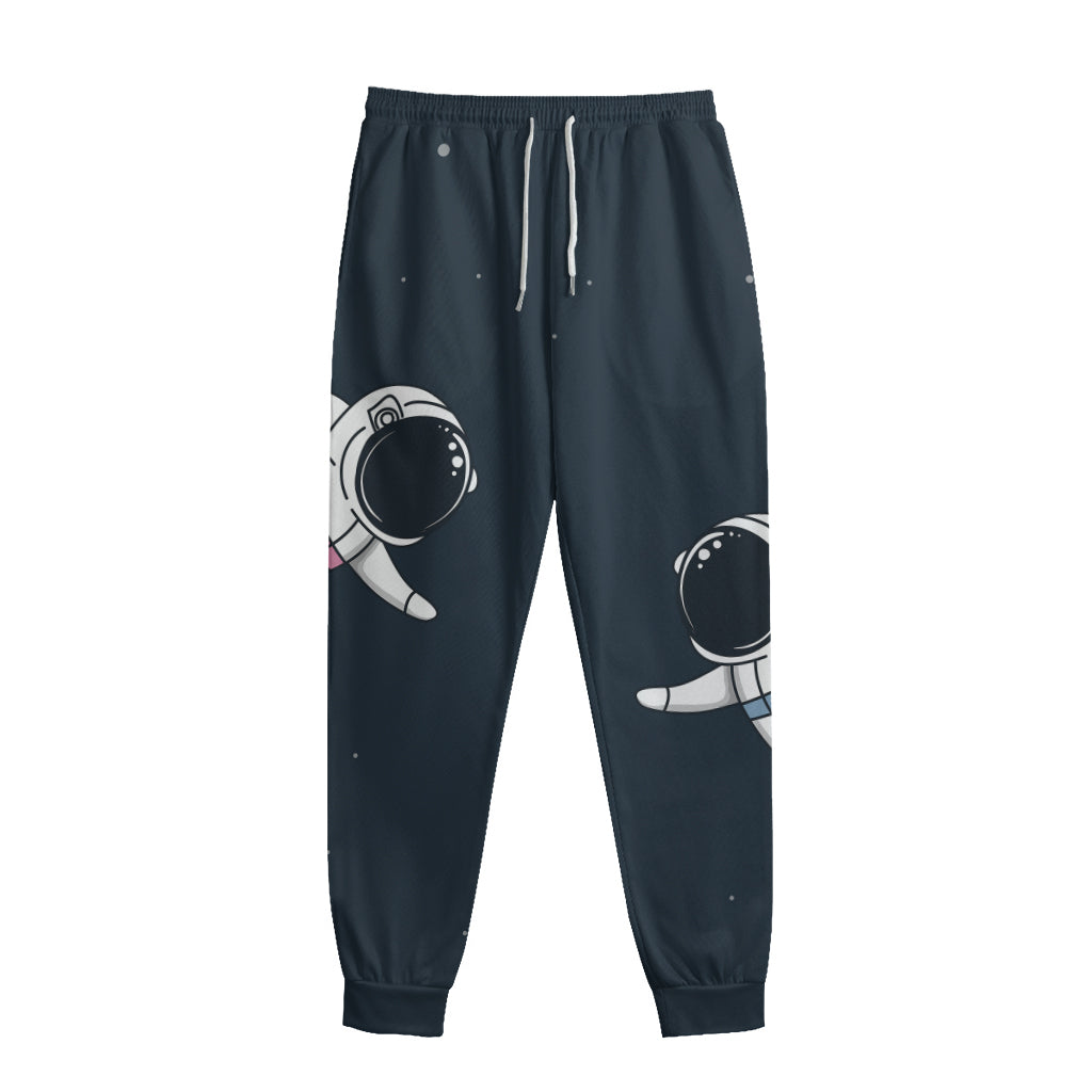 Astronaut Couple In Space Print Sweatpants