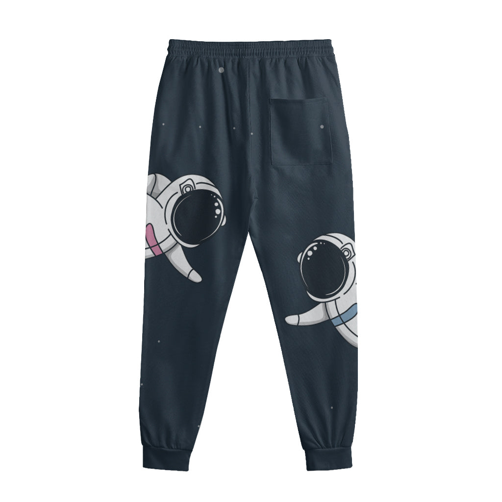 Astronaut Couple In Space Print Sweatpants