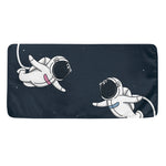 Astronaut Couple In Space Print Towel