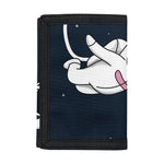 Astronaut Couple In Space Print Trifold Wallet