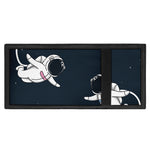 Astronaut Couple In Space Print Trifold Wallet