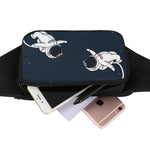Astronaut Couple In Space Print Waist Bag