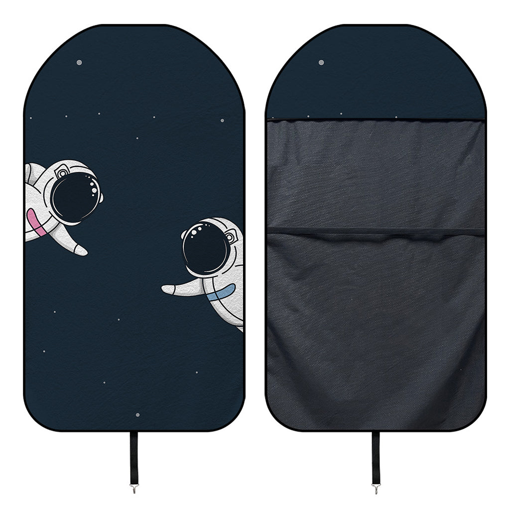 Astronaut Couple In Space Print Waterproof Car Seat Cover
