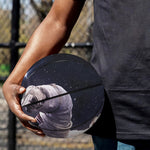 Astronaut Floating In Outer Space Print Basketball