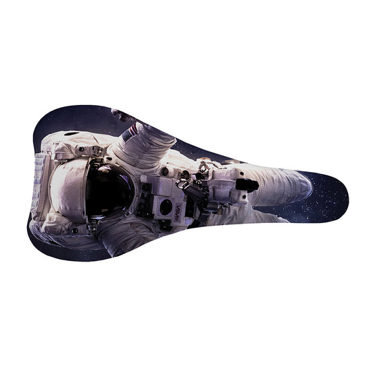 Astronaut Floating In Outer Space Print Bicycle Seat Cover