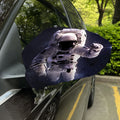 Astronaut Floating In Outer Space Print Car Side Mirror Covers