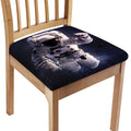 Astronaut Floating In Outer Space Print Chair Cushion Cover