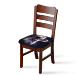Astronaut Floating In Outer Space Print Chair Cushion Cover