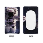 Astronaut Floating In Outer Space Print Changing Pad Cover