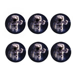 Astronaut Floating In Outer Space Print Coaster Set