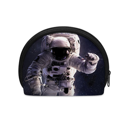 Astronaut Floating In Outer Space Print Coin Purse