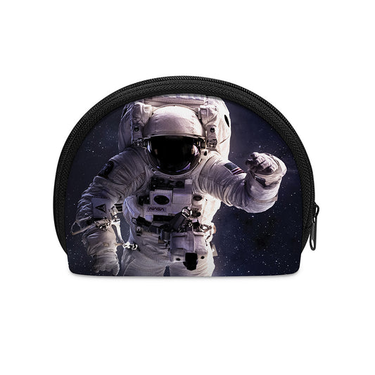 Astronaut Floating In Outer Space Print Coin Purse