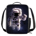 Astronaut Floating In Outer Space Print Crossbody Lunch Bag