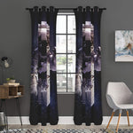 Astronaut Floating In Outer Space Print Curtain