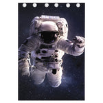 Astronaut Floating In Outer Space Print Curtain