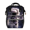 Astronaut Floating In Outer Space Print Diaper Bag