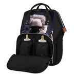 Astronaut Floating In Outer Space Print Diaper Bag