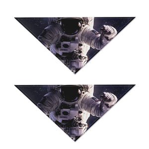 Astronaut Floating In Outer Space Print Dog Bandana