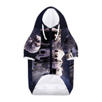 Astronaut Floating In Outer Space Print Dog Zip Up Hoodie