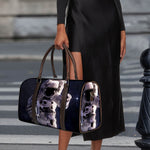 Astronaut Floating In Outer Space Print Duffle Bag