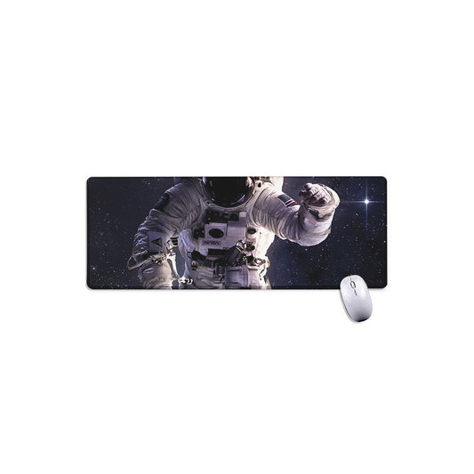 Astronaut Floating In Outer Space Print Extended Mouse Pad