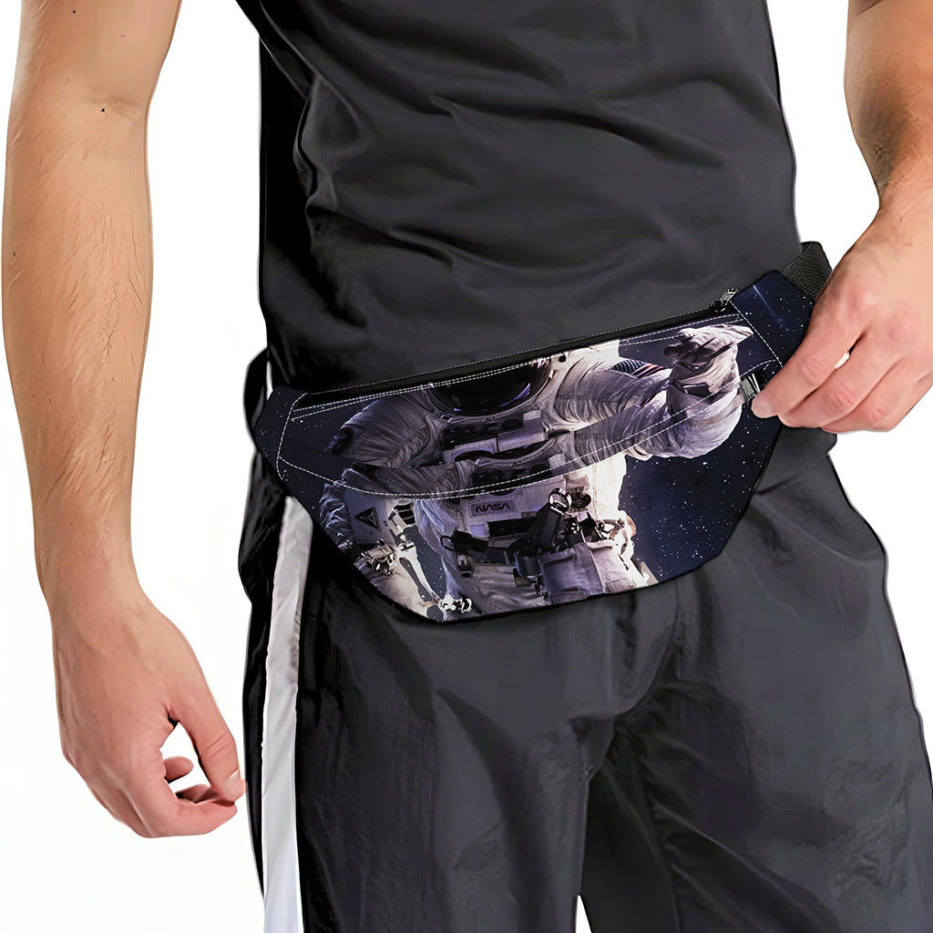 Astronaut Floating In Outer Space Print Fanny Pack