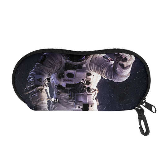 Astronaut Floating In Outer Space Print Glasses Case