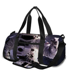 Astronaut Floating In Outer Space Print Gym Bag