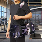 Astronaut Floating In Outer Space Print Gym Bag