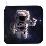 Astronaut Floating In Outer Space Print Hand Towel