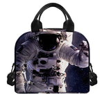 Astronaut Floating In Outer Space Print Insulated Lunch Bag