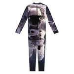 Astronaut Floating In Outer Space Print Jumpsuit