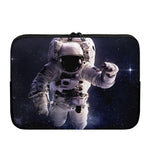 Astronaut Floating In Outer Space Print Laptop Sleeve