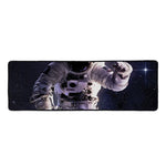 Astronaut Floating In Outer Space Print Long Kitchen Mat