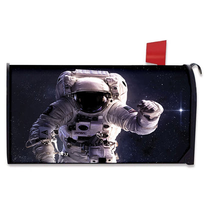 Astronaut Floating In Outer Space Print Mailbox Cover