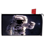 Astronaut Floating In Outer Space Print Mailbox Cover