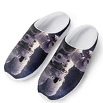 Astronaut Floating In Outer Space Print Mesh Casual Shoes