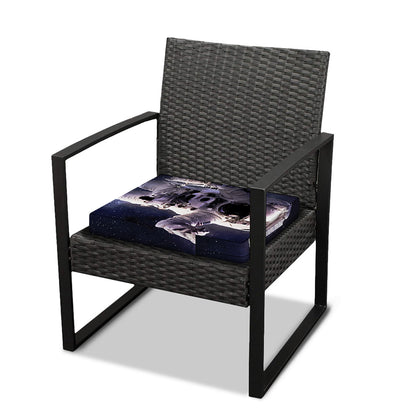 Astronaut Floating In Outer Space Print Outdoor Seat Cushion Cover