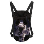 Astronaut Floating In Outer Space Print Pet Carrier Backpack