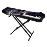Astronaut Floating In Outer Space Print Piano Keyboard Cover