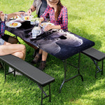 Astronaut Floating In Outer Space Print Picnic Table Cover