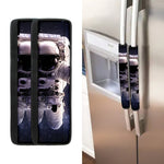 Astronaut Floating In Outer Space Print Refrigerator Handle Covers