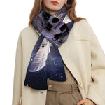 Astronaut Floating In Outer Space Print Scarf