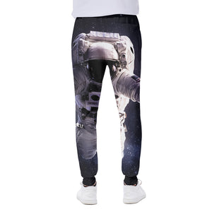 Astronaut Floating In Outer Space Print Scuba Joggers