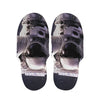 Astronaut Floating In Outer Space Print Slippers